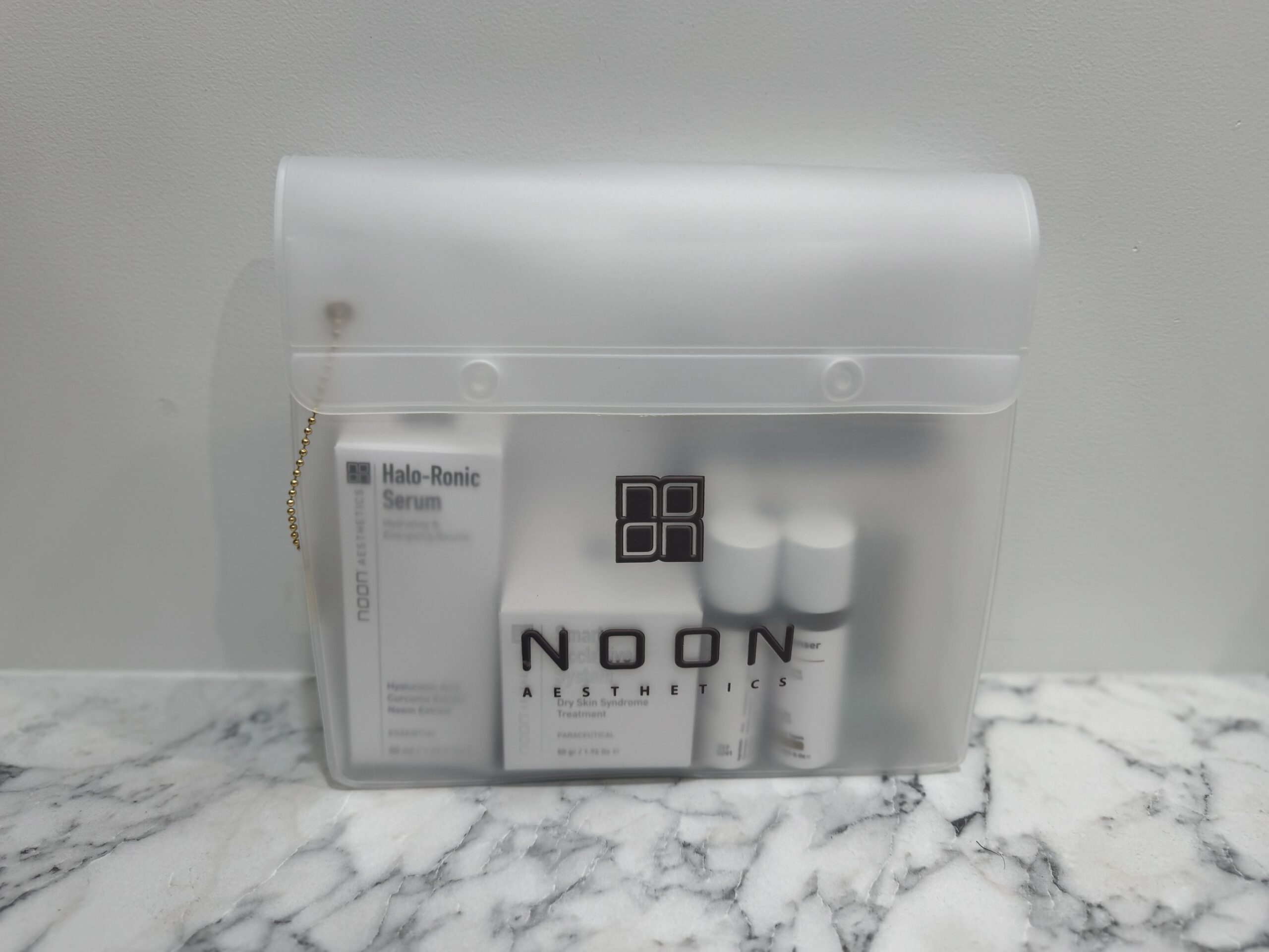 Noon Aesthetics post-treatment skincare kit with essential products for skin recovery