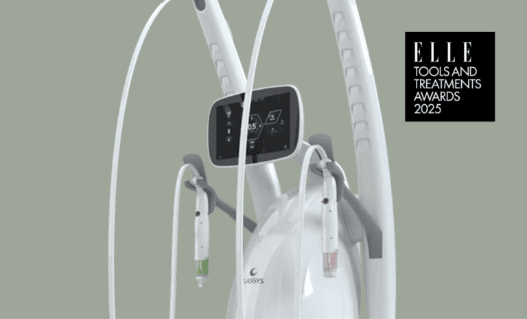 Everesse RF skin tightening device for non-invasive facial lifting and collagen boosting